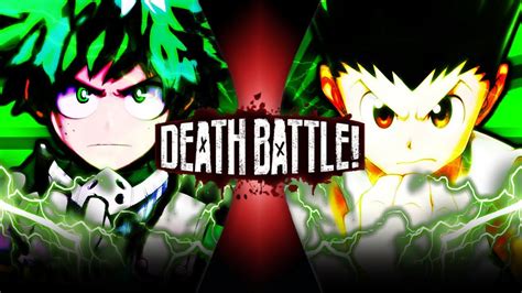 Fan Made Death Battle Trailer Izuku Vs Gon My Hero Academia Vs