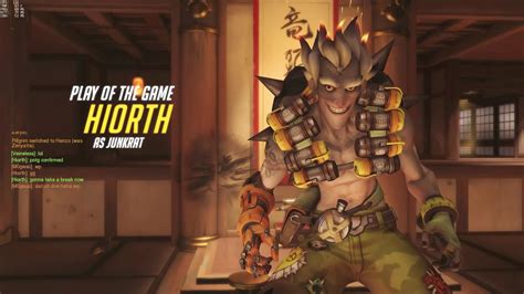 Overwatch Junkrat Play Of The Game Youtube