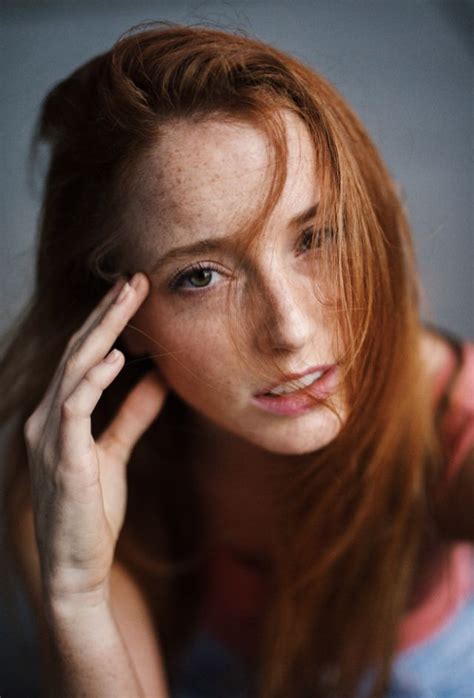 The Glory Of A Pair Of Mutated Genes Redhead Red Hair Freckles Portrait Woman Beauty