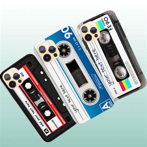 Personalized Cassette Tape Phone Case Vintage Cassette Tape Phone