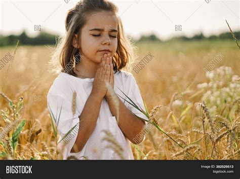 Little Girl Closed Her Image And Photo Free Trial Bigstock