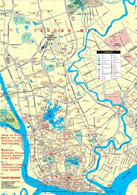 Yangon Utm Map