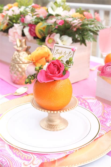 Take A Look At This Citrus Themed Bridal Shower In 2020 Bridal Shower