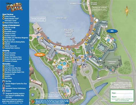 Disneys Boardwalk Inn Map Wdw Vacation Tips
