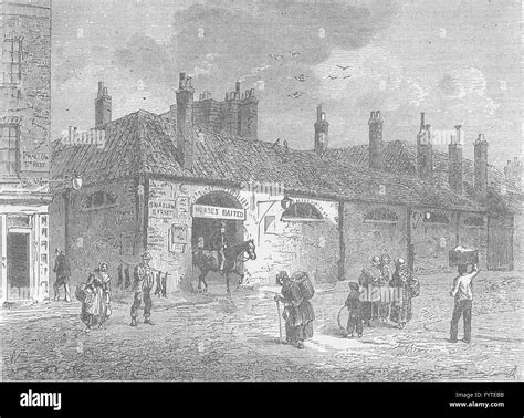 Regent Street And Piccadilly Old Stables In Swallow Street 1820