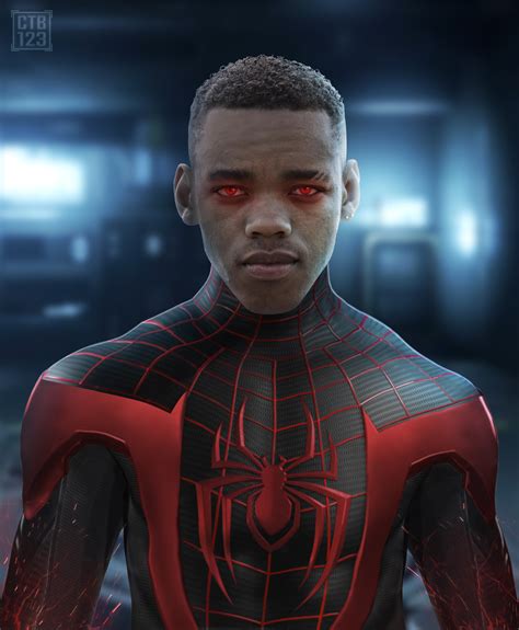 Joivan Wade Miles Morales Unmasked By Cthebeast123 On Deviantart