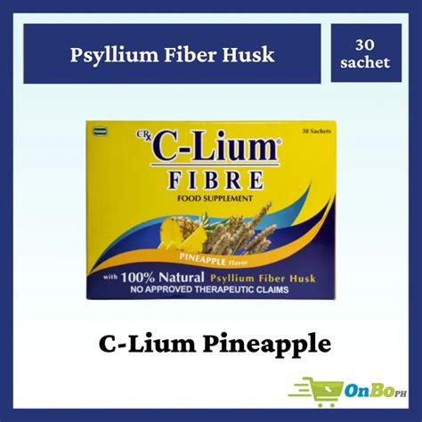 Onbo C Lium Fiber Low Carb Pineapple Flavor 30 Sachet 7 Sachet