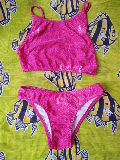 Biquíni Infantil Roupa Infantil Para Menina Blue Beach Usado 38163482