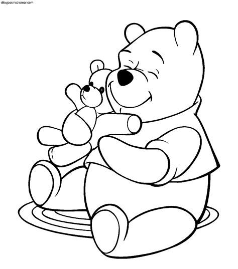 Dibujos Sin Colorear Dibujos De Winnie The Pooh Para Colorear