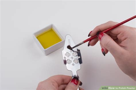 Apr 22, 2021 · gently wash the pewter pieces submerge the pewter pieces and gently wash them with a microfiber dishcloth or sponge. 4 Ways to Polish Pewter - wikiHow