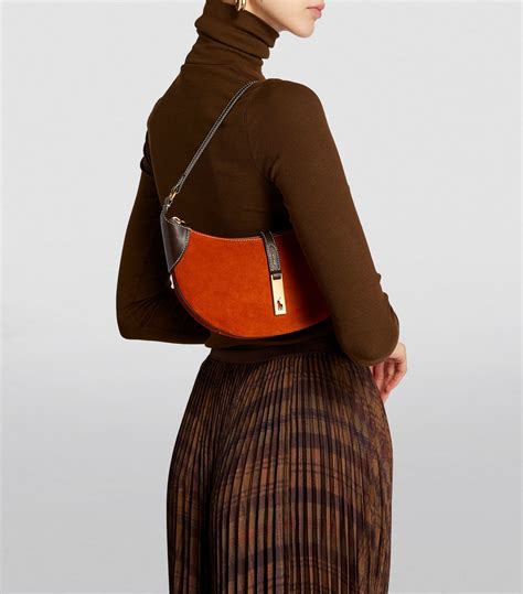 Womens Polo Ralph Lauren Brown Mini Suede Id Shoulder Bag Harrods Uk