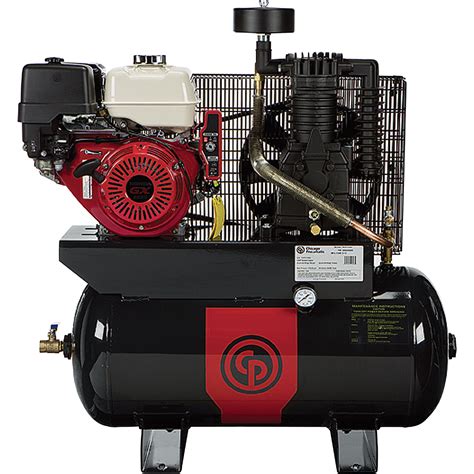 Free Shipping — Chicago Pneumatic Gas Powered Air Compressor — 11 Hp