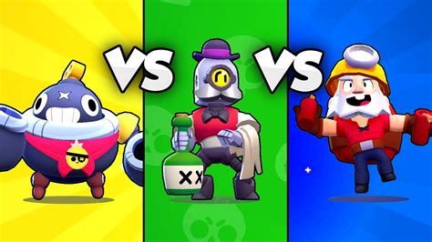 Identify top brawlers categorised by game mode to get trophies faster. TICK vs BARLEY vs DYNAMIKE Battle! | Bester Werfer in ...