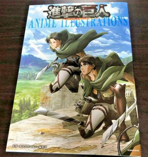 Attack On Titan Anime Illustrations Art Book Shingeki No Kyojin Book