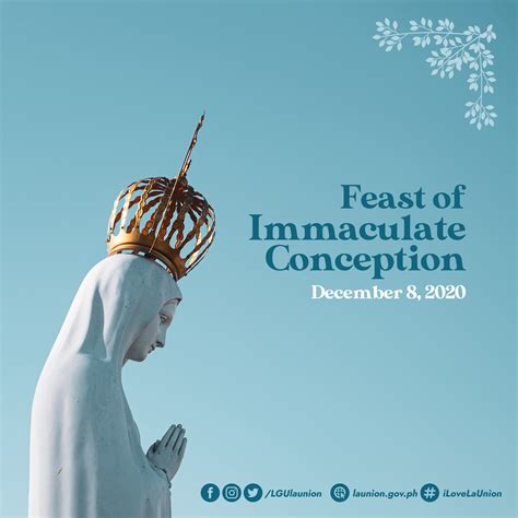Celebrate The Feast Of The Immaculate Conception