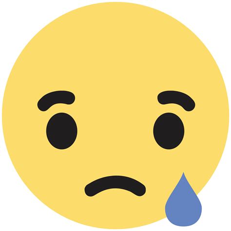 Download Free Emoticon Like Button Face Sadness Facebook Emoji Icon