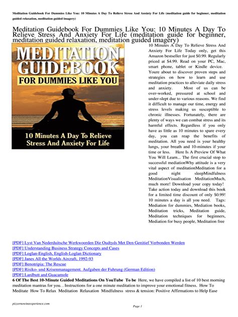 Fillable Online Guided Relaxation Meditation Guided Imagery Fax Email
