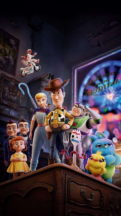 Toy Story 4 2019 Phone Wallpaper Moviemania Kartun Disney