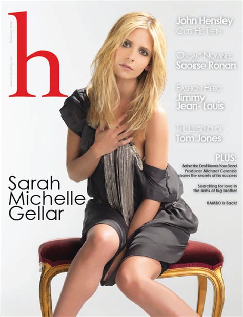 Sarah On Cover Of H Magazine Sarah Michelle Gellar Photo 698832 Fanpop