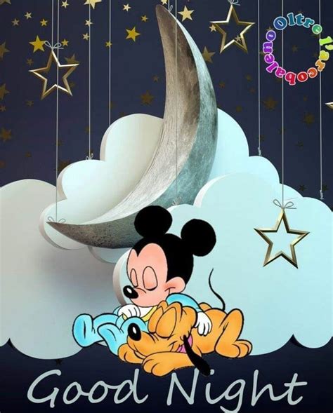 Pin Di Alla Redko Su Mickey Mouse Buona Notte Benedizioni Buonanotte