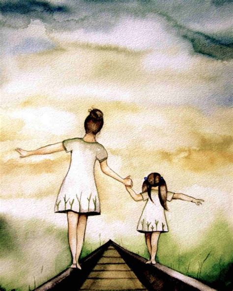 Madre Hijos Hija Hijo Mothers Day Drawings Mother Daughter Art