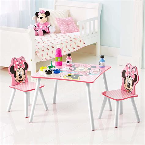 Minnie mouse table, happy helpers jr. Disney Minnie Mouse Kids Table and 2 Chair Set by ...