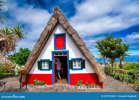 Madeira Island Rural Traditional House Village Landscape, Portugal