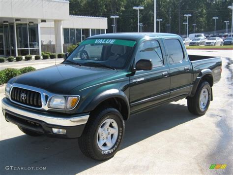 2003 Imperial Jade Green Mica Toyota Tacoma V6 Trd Prerunner Double Cab