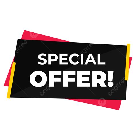 Promotion Special Offer Vector Png Images Special Offer Sale Promotion