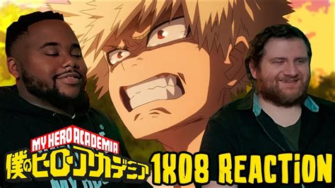My Hero Academia Episode 8 Reaction Bakugos Start Line Youtube