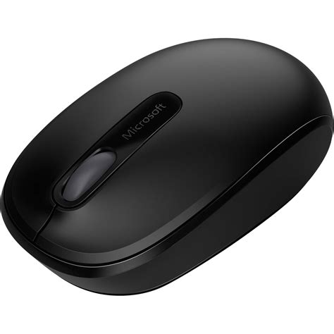 Microsoft Wireless Mobile Mouse 1850 Black 7mm 00001 Bandh Photo