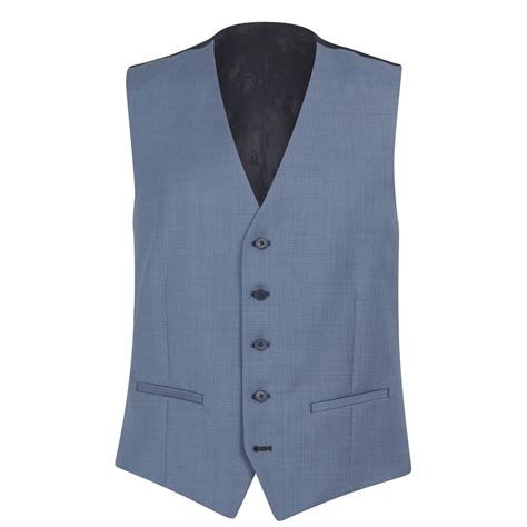 Ted Baker Ainsty Suit Waistcoat Blue