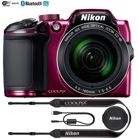 Nikon Coolpix B500 16mp 40x Optical Zoom Digital Camera W Wi Fi Plum