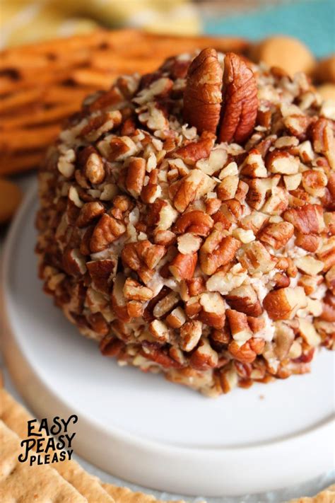 Pumpkin Spice Cheese Ball Using 4 Ingredients Easy Peasy Pleasy
