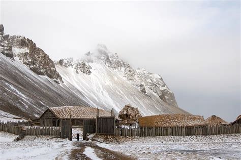 Viking Village Film Set A Replica Village Built For A Film That Was