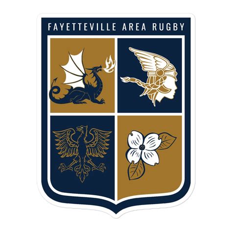 Fayetteville Area Rugby Association Sticker World Rugby Shop