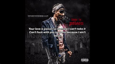 Nba Youngboy Love Is Poison Lyrics Youtube