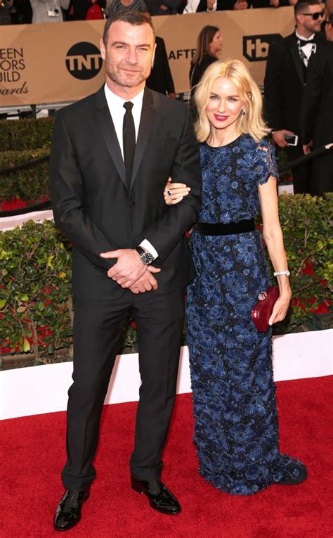 Liev Schreiber And Naomi Watts From Couples At The Sag Awards 2016 E News