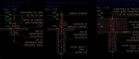 Foundations Dwg Detail For Autocad Designs Cad