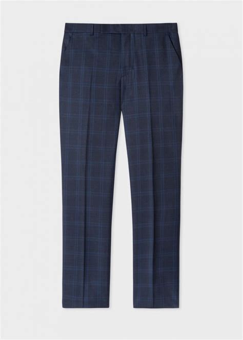 Suits Blue Paul Smith The Soho Tailored Fit Check Wool Suit Mens