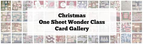 Christmas One Sheet Wonder Class Ink It Up With Jessica Card Making