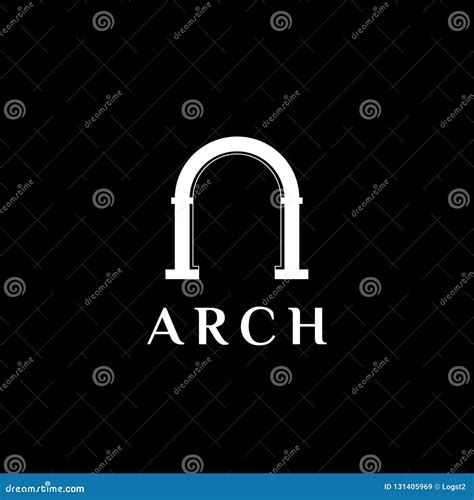 Arch Vector Logo Arch Icon Stock Vector Illustration Of Creative