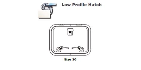 Lewmar Hatch Lo Profile Size 30 39930030 Steveston Marine Canada