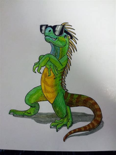 Ilustraciones Iguanas Bordado