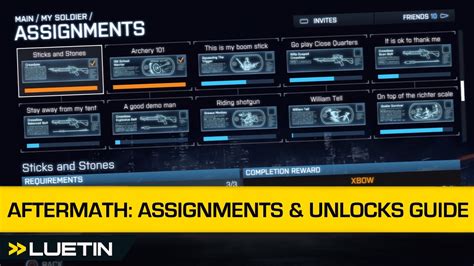 Battlefield 3 Aftermath Guide To Assignment Unlocks With Luetin Youtube