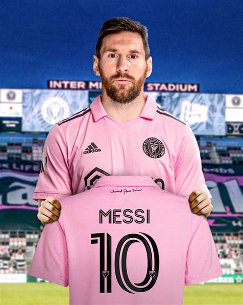 Inter Miami Signature Messi Soccer Jersey
