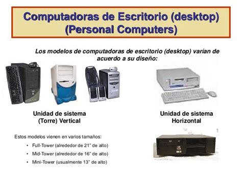 Tipos De Computadoras Y Sus Categorias Xili