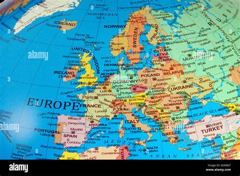 Europe Map Countries Hi Res Stock Photography And Images Alamy