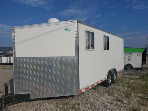 Used 2014 102x20 Cargo Mate Cn8520ta3 Enclosed Cargo Office Trailer