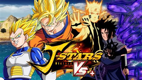 Goku And Vegeta Vs Naruto And Sasuke J Stars Victory Vs